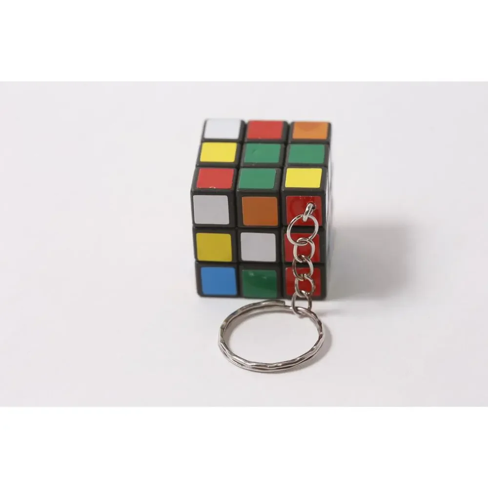 Rubik's Cube 3x3 Keychain Mini Pocket Puzzle Game ~ 260622-WH 1281